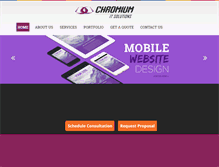 Tablet Screenshot of chromiumitsolutions.com